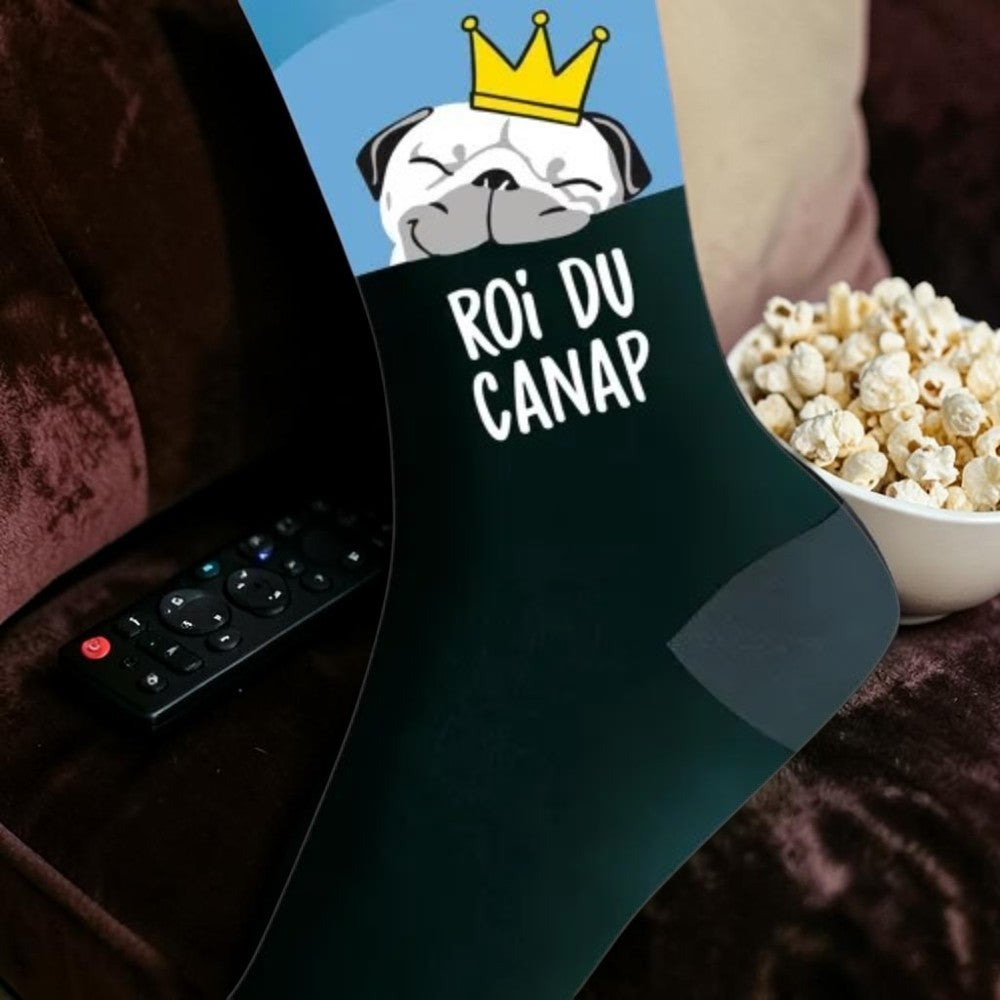 Chaussettes roi du canapé