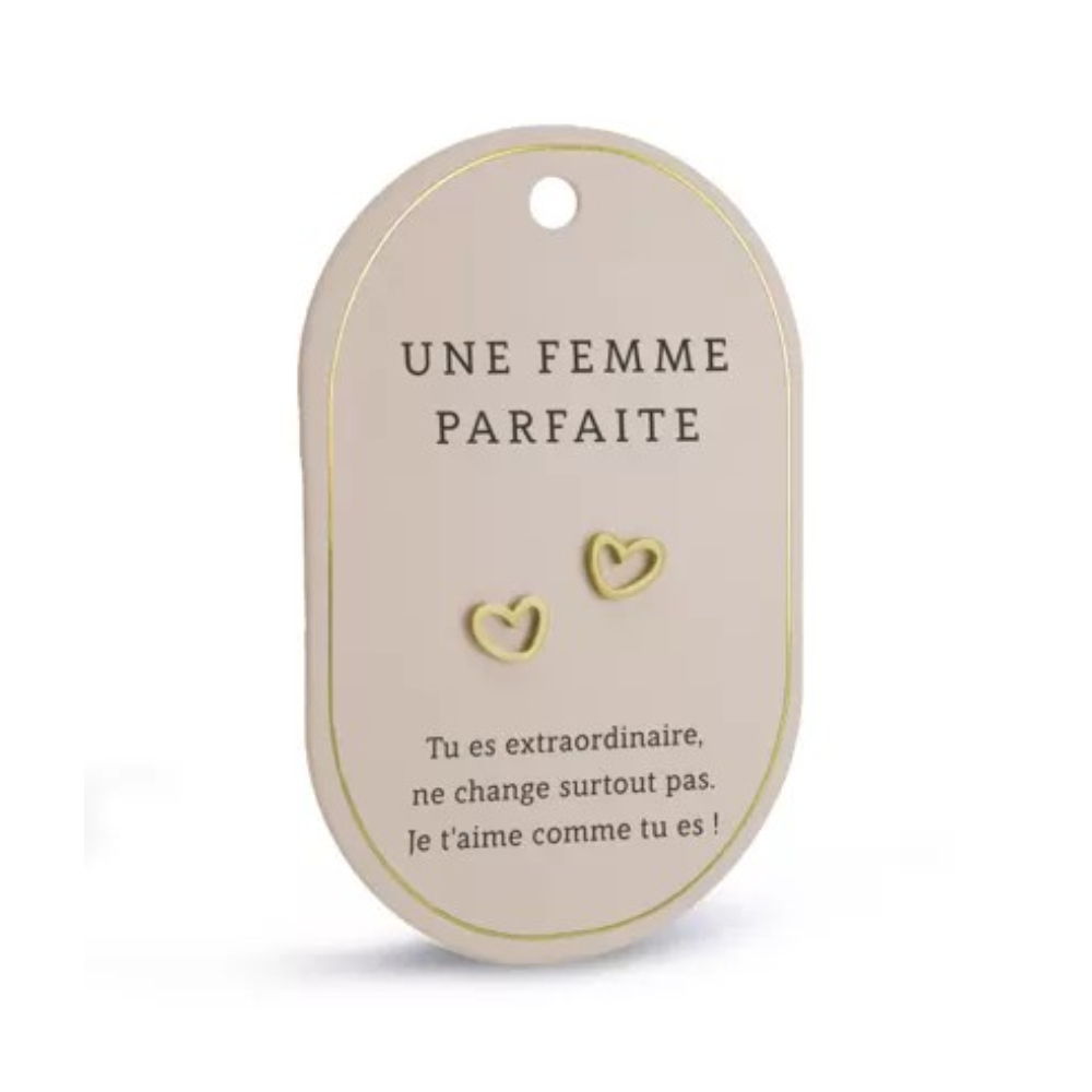 Boucles d'oreilles Une Femme parfaite