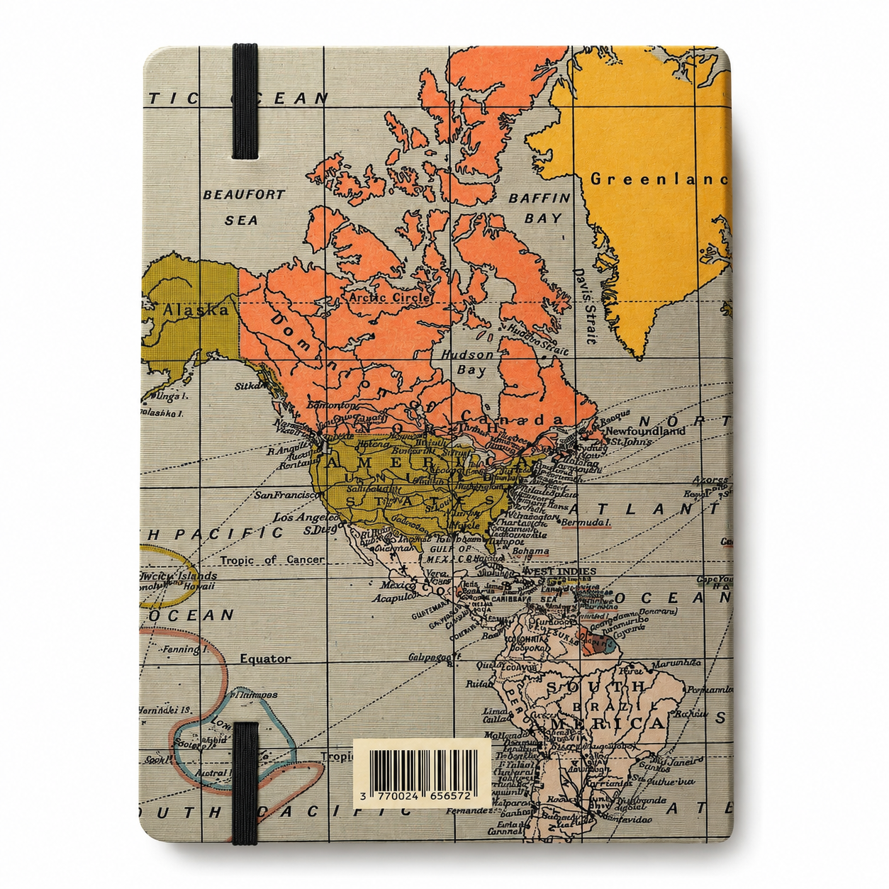 Couverture du carnet de voyage au design inspirant
