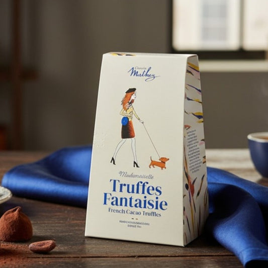 Truffes au chocolat fèves cacao