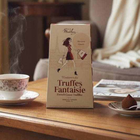 Truffes au chocolat macaron Nature