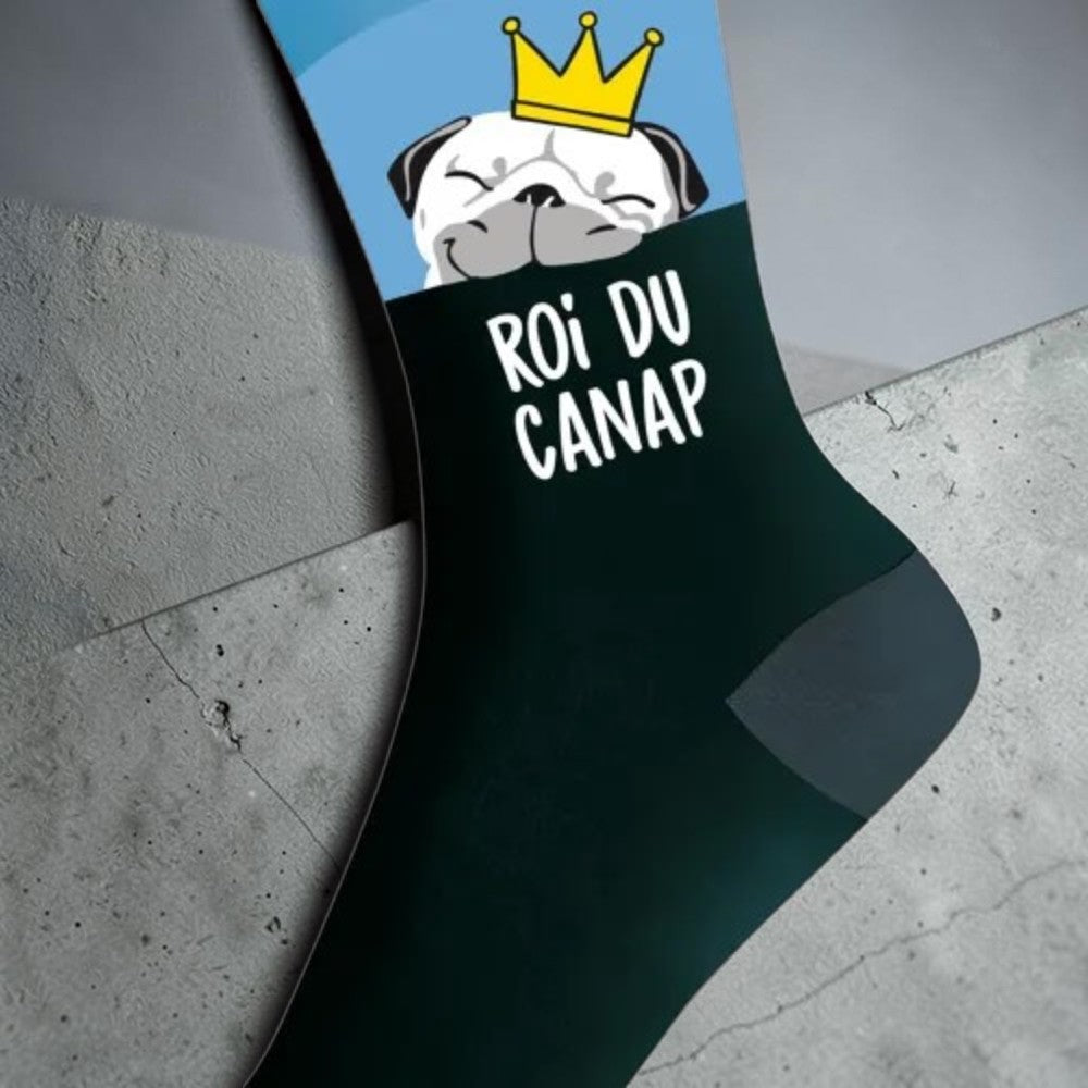 Chaussettes roi du canapé