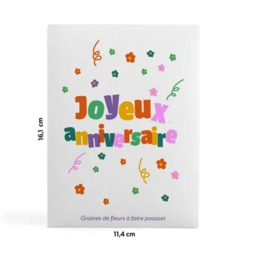 Graines - Joyeux anniversaire
