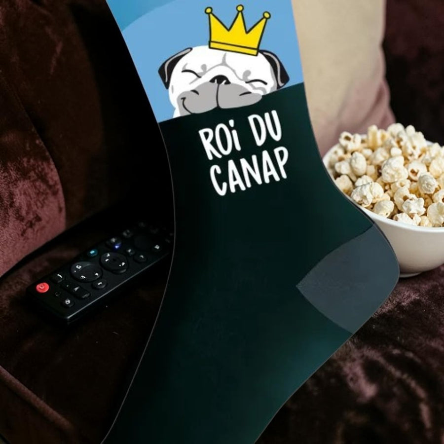 Chaussettes roi du canapé