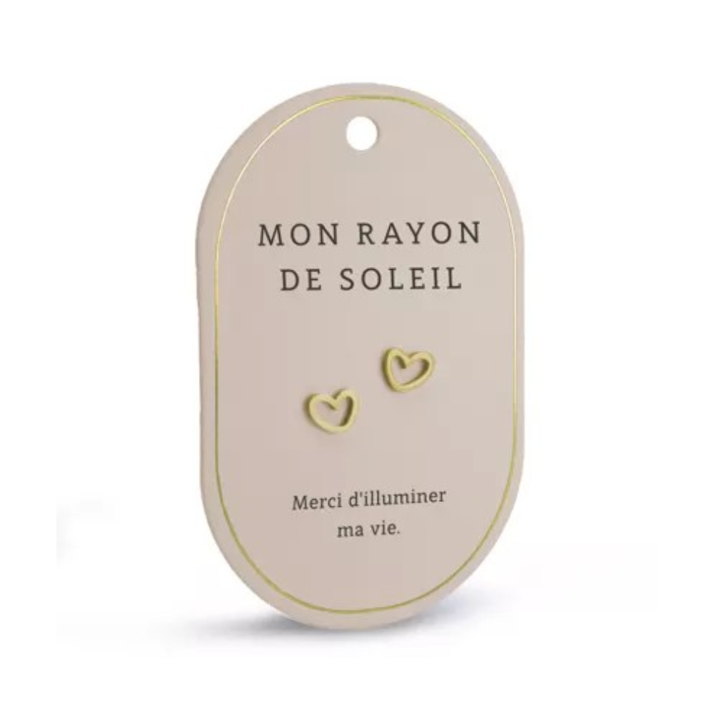 Boucles d'oreilles Mon Rayon de Soleil