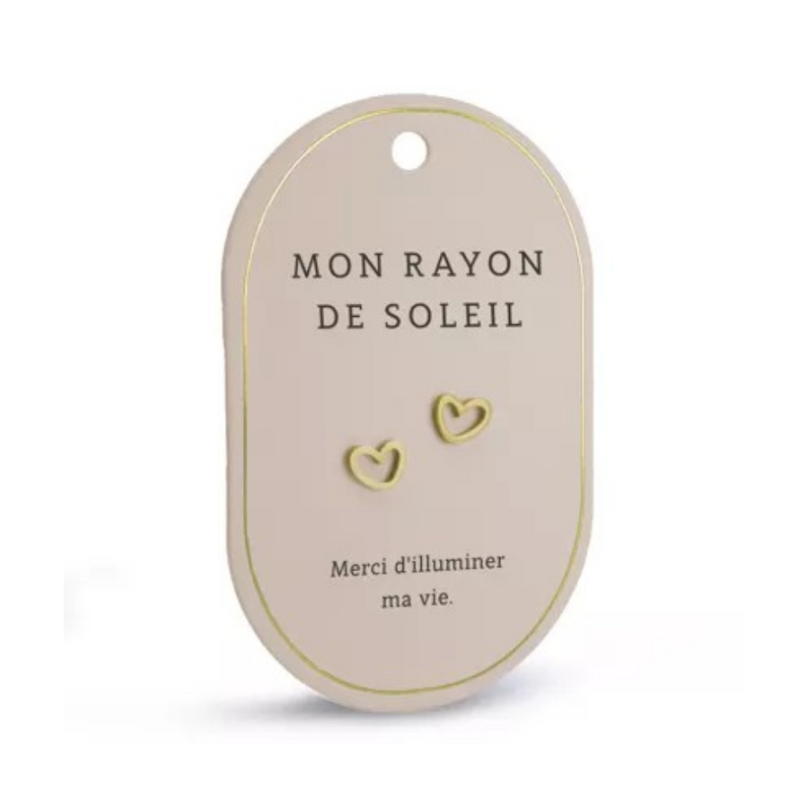 Boucles d'oreilles Mon Rayon de Soleil