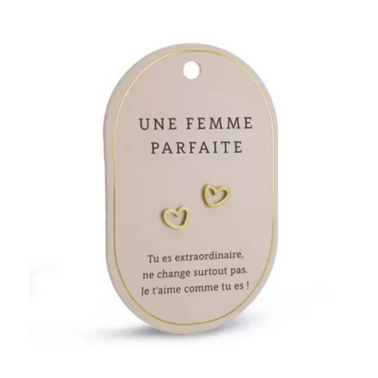 Boucles d'oreilles Une Femme parfaite