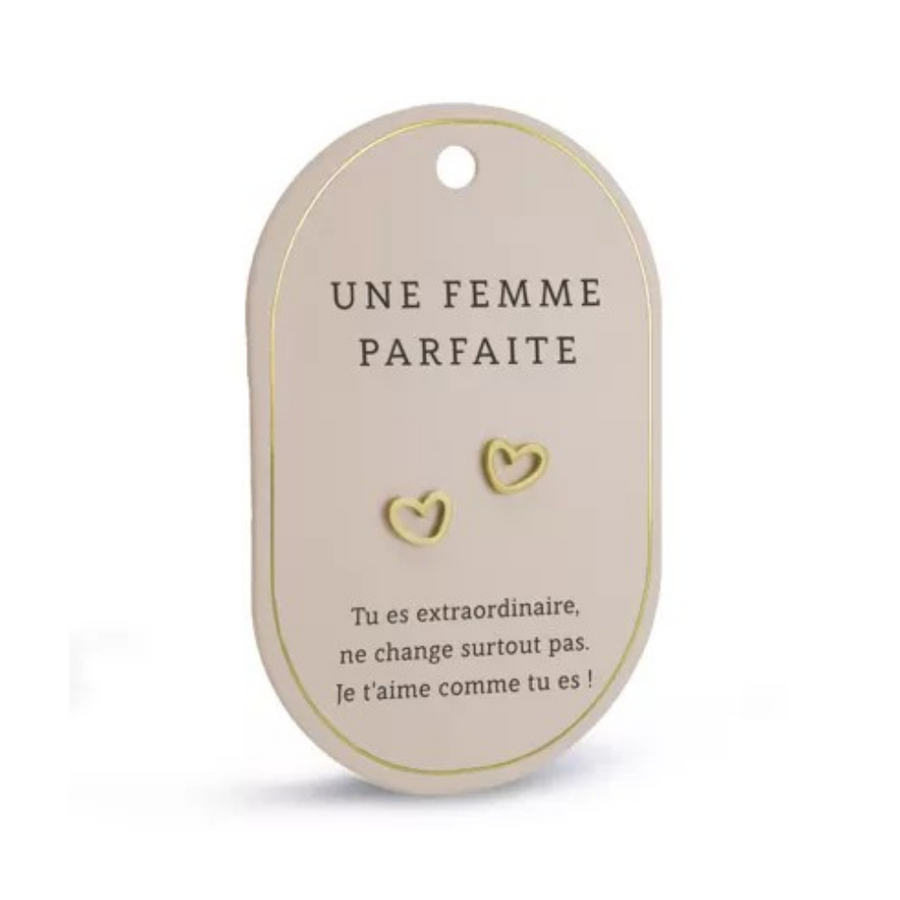 Boucles d'oreilles Une Femme parfaite