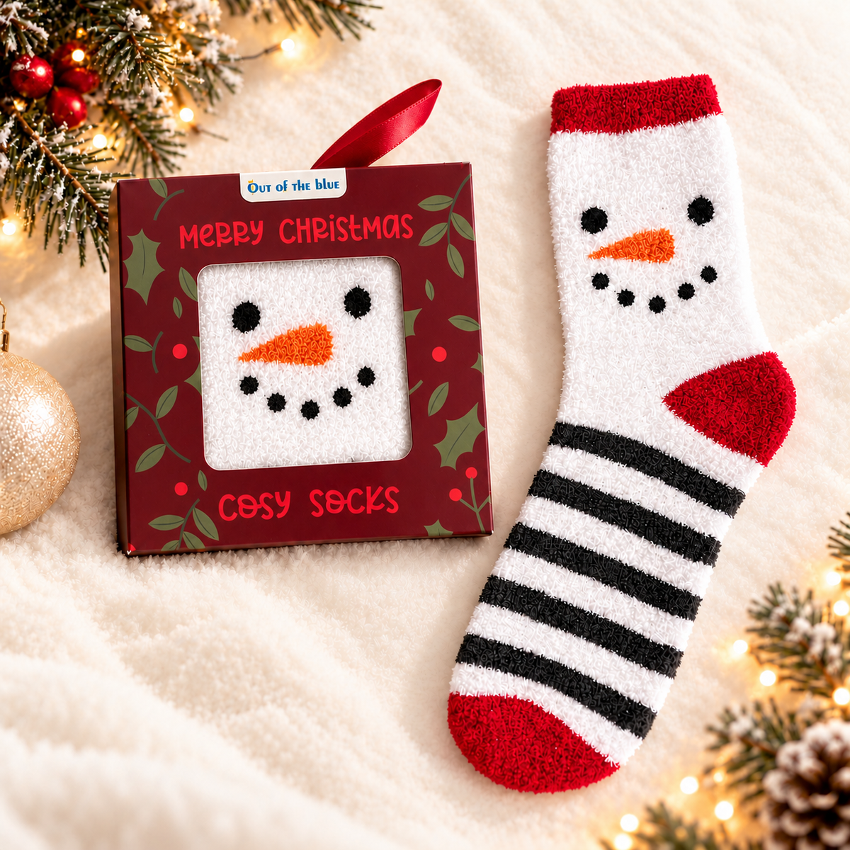Chaussettes de Noël confortables taille unique 36 à 42