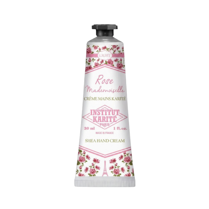 Crème mains karité légère Rose Mademoiselle 30 ml pour hydrater et protéger les mains