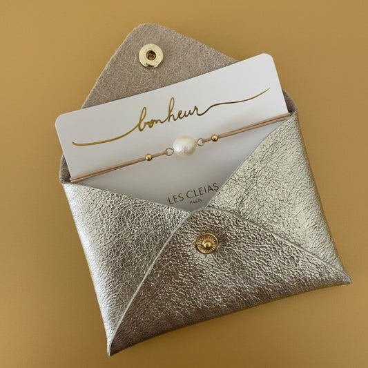 Pochette doré avec bracelet