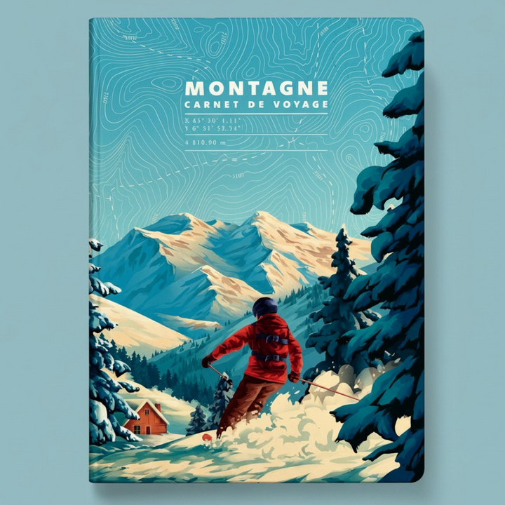 Carnet de montagne pour noter ses souvenirs, randonnées et aventures en altitude