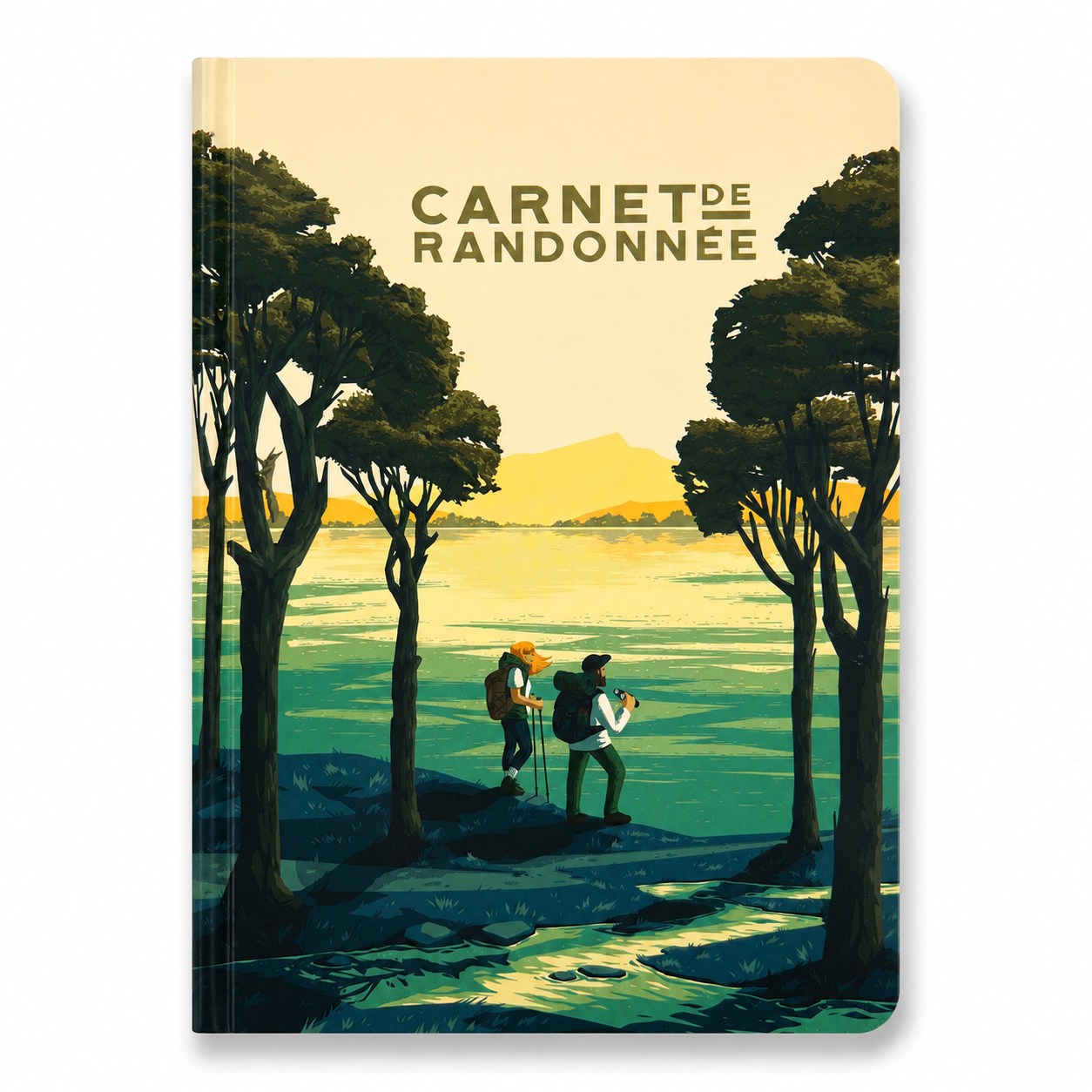 Carnet de randonnée pour noter ses balades, souvenirs et aventures en pleine nature