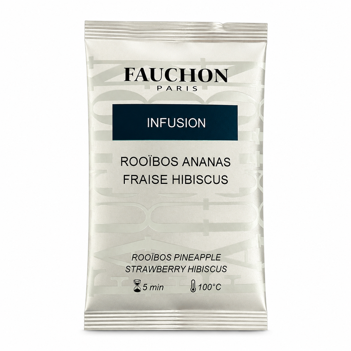 Sachet d’infusion rooibos à l’ananas, à la fraise et à l’hibiscus