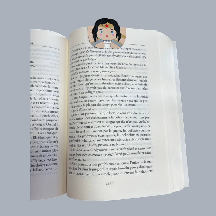 Marque-page magnétique fin et léger pour lecture et étude
